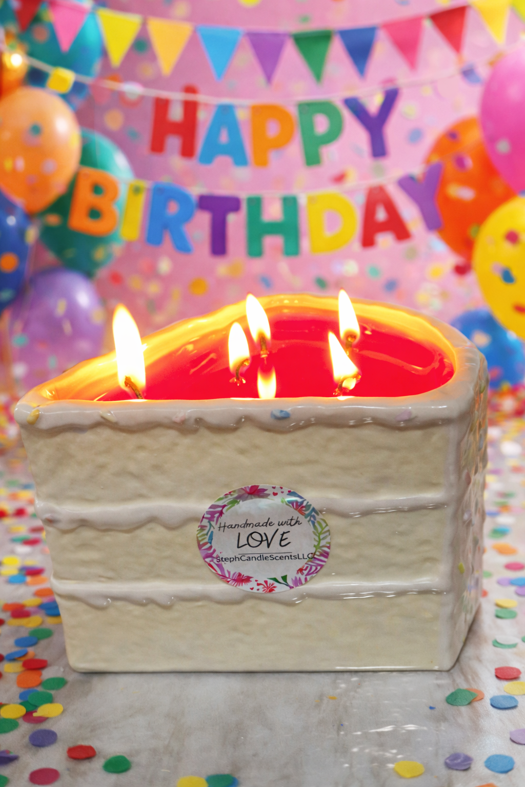 Happy birthday candle