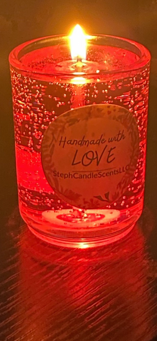 Gel scented mini candle