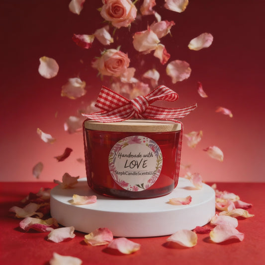 Love Bug Scented Candle - Red Jar Valentine's Day Candle
